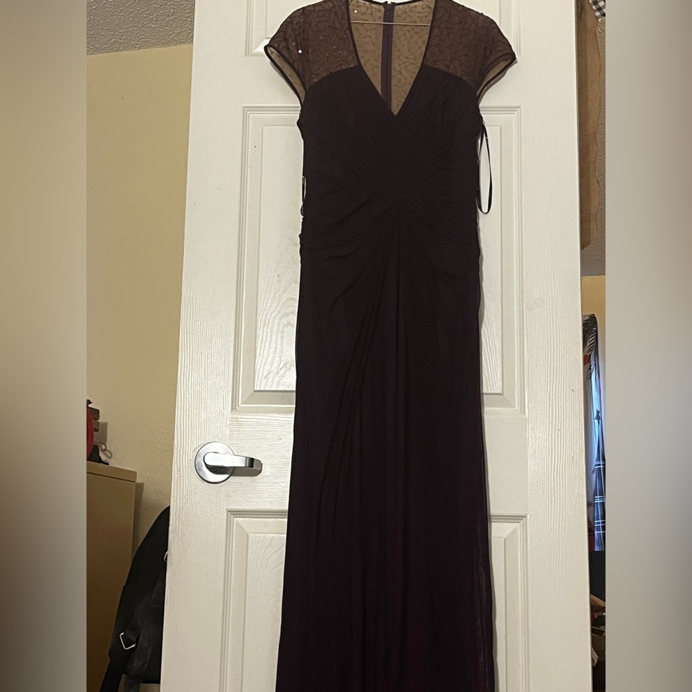 Elegant Deep Purple Maxi Dress